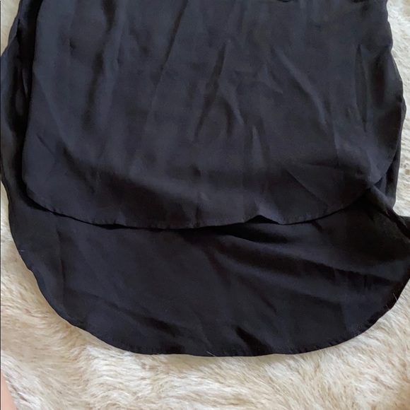 Deja Vu black high/low blouse with sequins - Picture 4 of 5